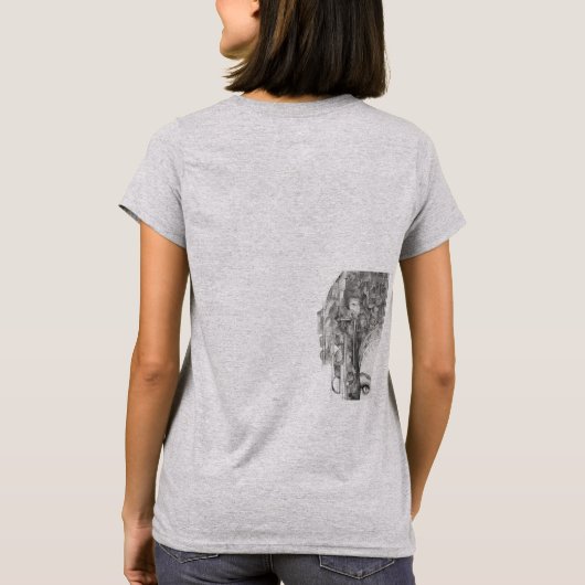 T-shirt "Audacieux, courageux, beau" (Dos)