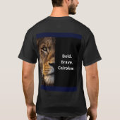 T-shirt Audacieux. Courageux. Cairokee. (Dos)