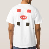 T-shirt Audi Quattro Décor du Rallo (Dos)