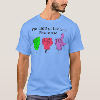 T-shirt Audience ASL endommagée