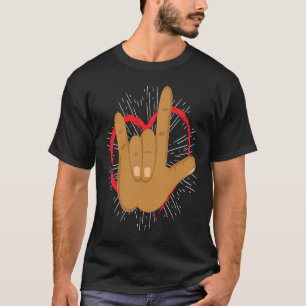 T-shirt Audience Fierté Sourde Langue des signes main Sour