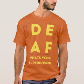 T-shirt Audience Malentendante Culture Sourde Vintage Retr