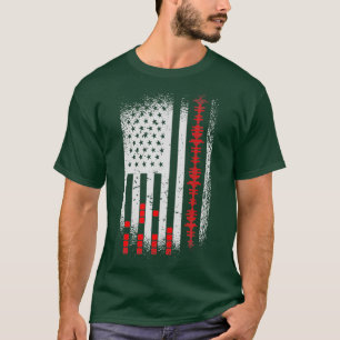 T-shirt Audio Engineer American Flag USA Design pour venti