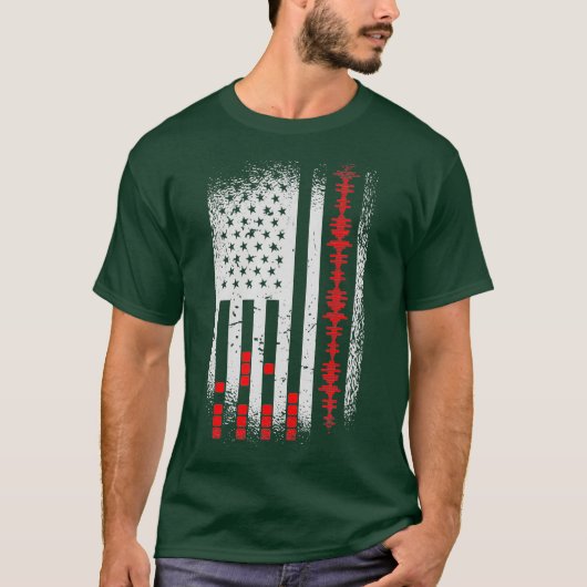 T-shirt Audio Engineer American Flag USA Design pour venti (Devant)