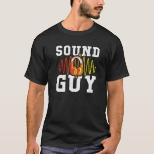 T-shirt Audio Engineer Casques Son Guy Son Ingénieur