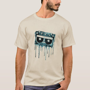 T-shirt audiocassette vintage