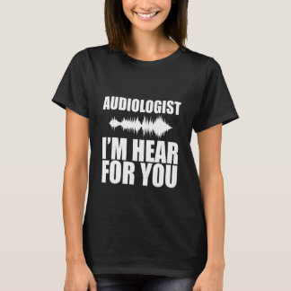 T-shirt audiologiste Je vous entends