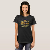 T-shirt Audit Manager intitulé de l'employé drôle Worker A (Devant entier)