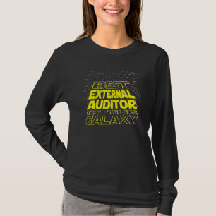 T-shirt Auditeur externe Cool Galaxy Job