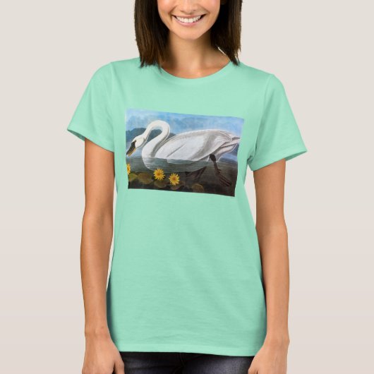 T-shirt Audubon : Cygne commun (Devant)
