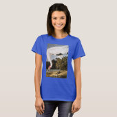 T-shirt Audubon : Grue blanche (Devant entier)