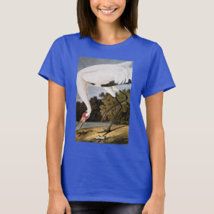 T-shirt Audubon : Grue blanche