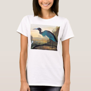 T-shirt Audubon : Héron de petit bleu