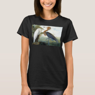 T-shirt Audubon : Héron rougeâtre ou héron pourpre