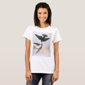 T-shirt Audubon : Hirondelle d'arbre (Devant entier)