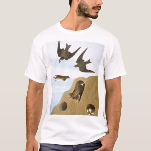 T-shirt Audubon : Hirondelles