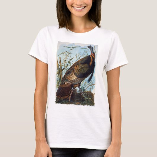 T-shirt Audubon : La Turquie sauvage (Devant)