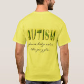 T-shirt augmentation d'autisme (Dos)