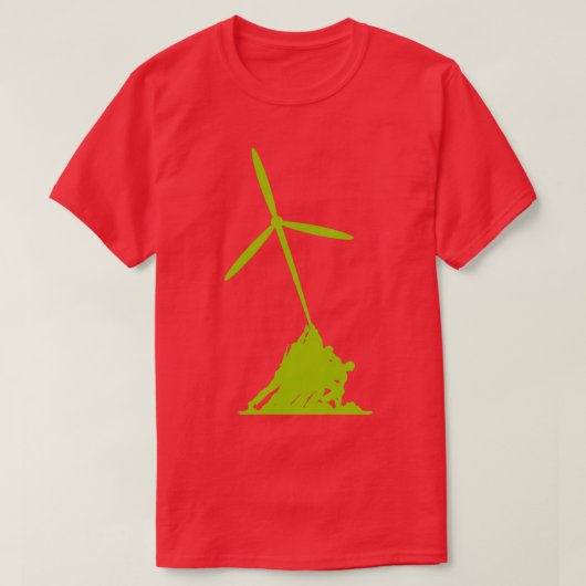 T-shirt Augmentation des éoliennes (Design devant)