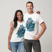 T-shirt Augmenté par la chemise de dauphins (Unisexe)