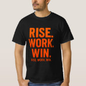 T-shirt AUGMENTE. WORK. WIN - Motivation inspirante (Devant)