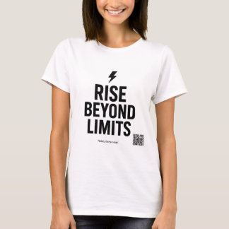 T-shirt Augmenter au-delà des limites Citation Motivationn