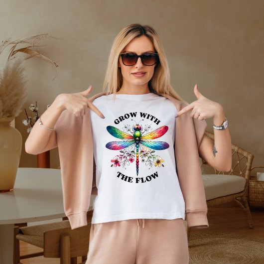 T-shirt Augmenter avec le flux