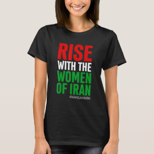 T-shirt AUGMENTER AVEC LES FEMMES DE IRAN Femmes Vie Liber