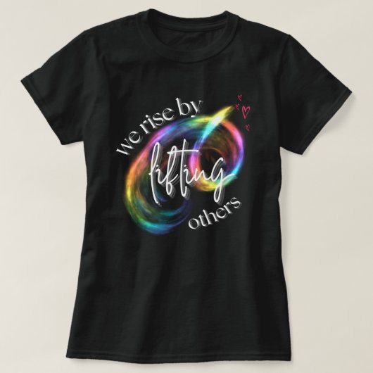 T-shirt Augmenter En Levant D'Autres Vibes Positivité Bohé (Design devant)