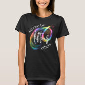 T-shirt Augmenter En Levant D'Autres Vibes Positivité Bohé (Devant)