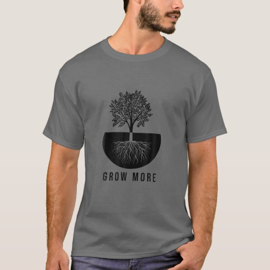 T-shirt Augmenter le jardinage Plante (Devant)