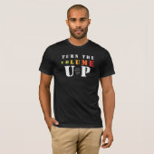 T-shirt Augmentez le Volume Discours de Victoire de Mamdan (Devant entier)