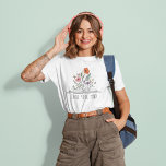 T-shirt Augmentez votre esprit Boho Fleur sauvage et livre<br><div class="desc">Croyez votre esprit Boho Fleur sauvage et livre T-shirt</div>