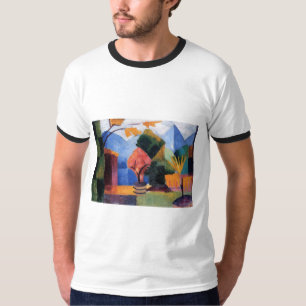 T-shirt August Macke - jardin au pétrole du lac 1913