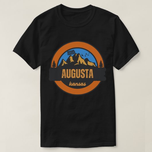T-shirt Augusta, Kansas (Design devant)