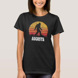 T-shirt Augusta Vintage 80 Bigoot Retro Sunset Premi