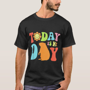 T-shirt Aujourd'hui Est Le Jour De La Marmotte Drôle Femme