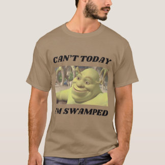 T-shirt Aujourd'hui je suis submergé Bande dessinée vintag