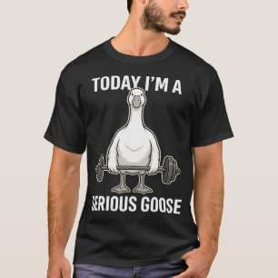 T-shirt Aujourd'hui JE SUIS Un Sérieux Humour De Gym De Ca