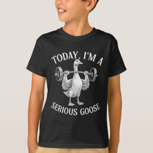 T-shirt Aujourd'hui je suis une oie sérieuse