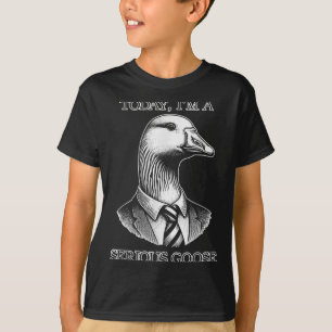 T-shirt Aujourd'Hui Je Suis Une Sérieuse Cravate De Costum