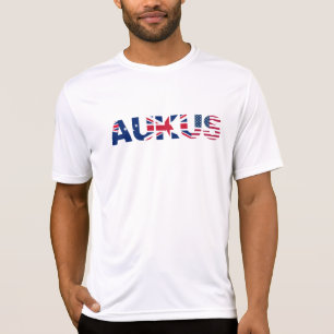 T-shirt AUKUS AU Royaume-Uni Flags de l'Alliance du Pacte