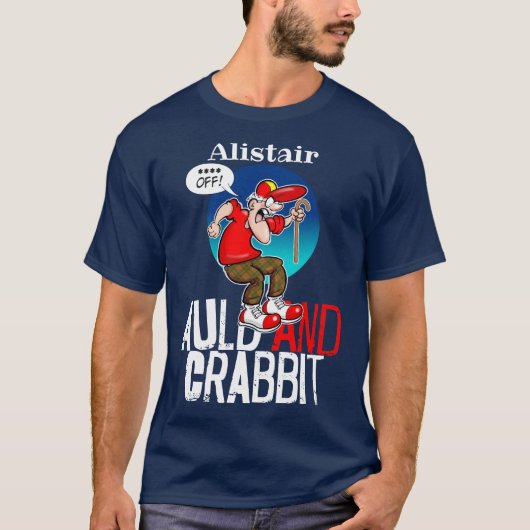 T-shirt Auld et Crabbit (Vieux et Crabby) (Devant)
