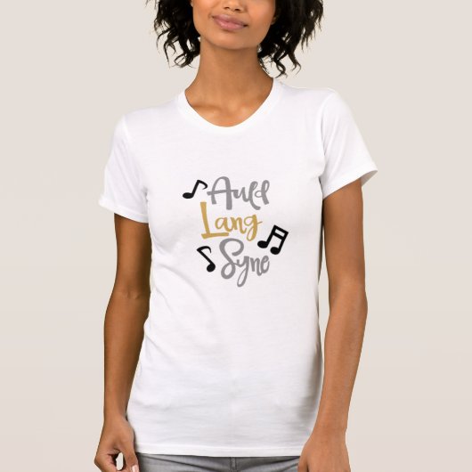 T-shirt Auld Lang Syne Nouvel An (Devant)
