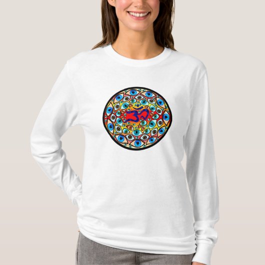 T-shirt Aum observe Femme Hoody (Devant)