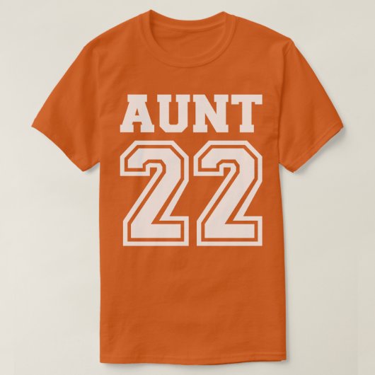 T-shirt Aunt 2022 for first time auntie (Design devant)