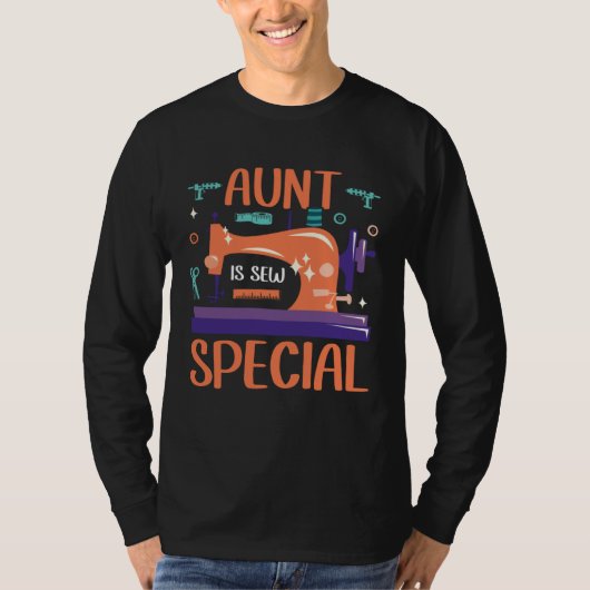 T-shirt Aunt Is Sew Special Seamstress Quilting Sewing Pun (Devant)