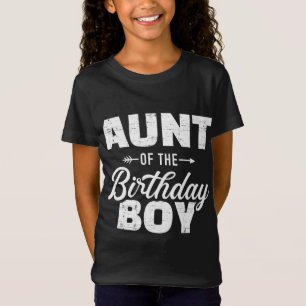 T-Shirt Aunt of the birthday boy son matching family