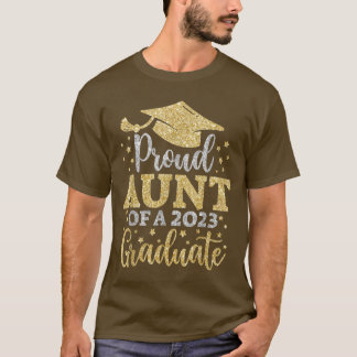 T-shirt Aunt Senior 2023 Proud Mom Of A Class Of 2023 Grad