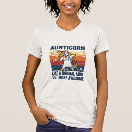 T-shirt aunticorn (Voorkant)